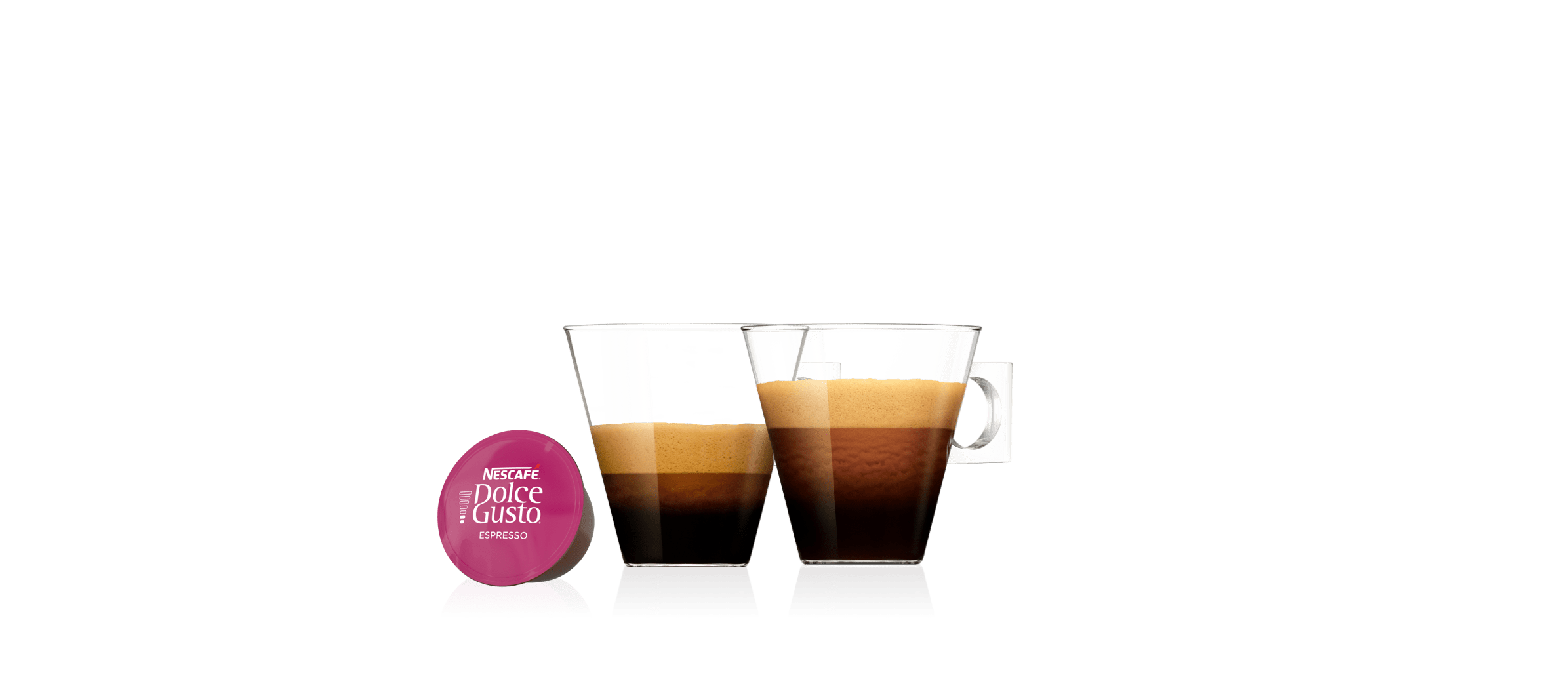 Cápsulas de Espresso y Café Cortado | NESCAFÉ® Dolce Gusto® header image