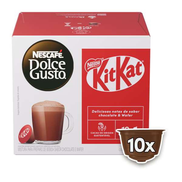 Front view of KitKat ® Hot Cocoa box
