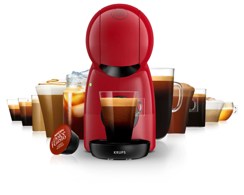 Cafetera de cápsula Nescafé Dolce Gusto Piccolo Roja